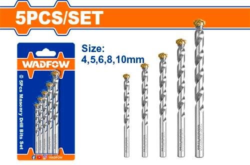 Jeux de meche beton 5 pieces WADFOW