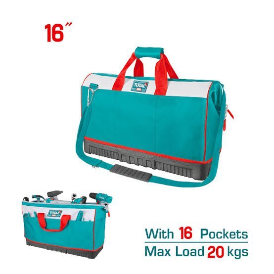 Sac a Outils 16 pochettes 16" TOTAL