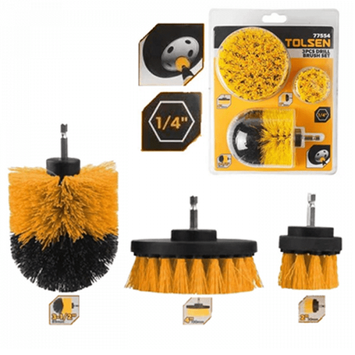 Jeux De brosse Nettoyage et lifting 3Pcs Tolsen
