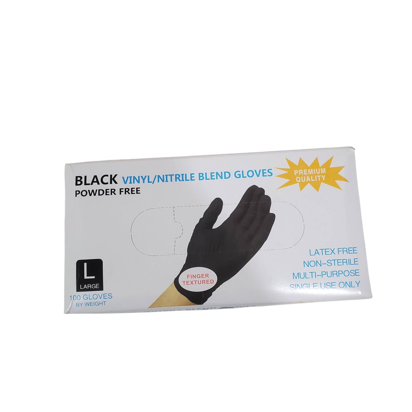 Gants nitrile L paquet de 100 pcs