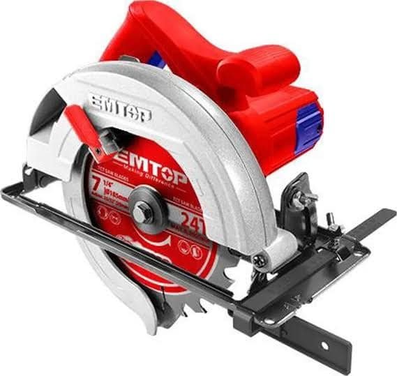 Scie circulaire 185mm 1400W EMTOP