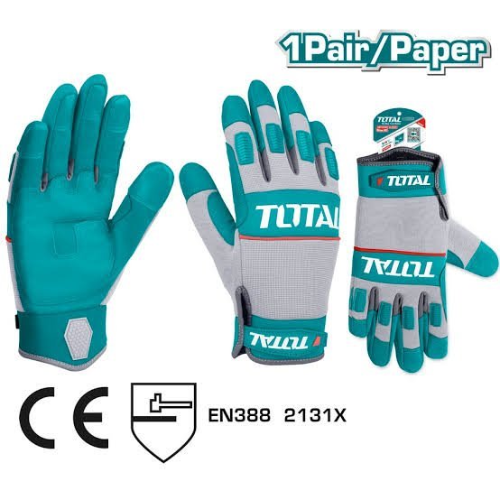 Gants De Travail Anti vibration Pour Mécanicien XL TOTAL