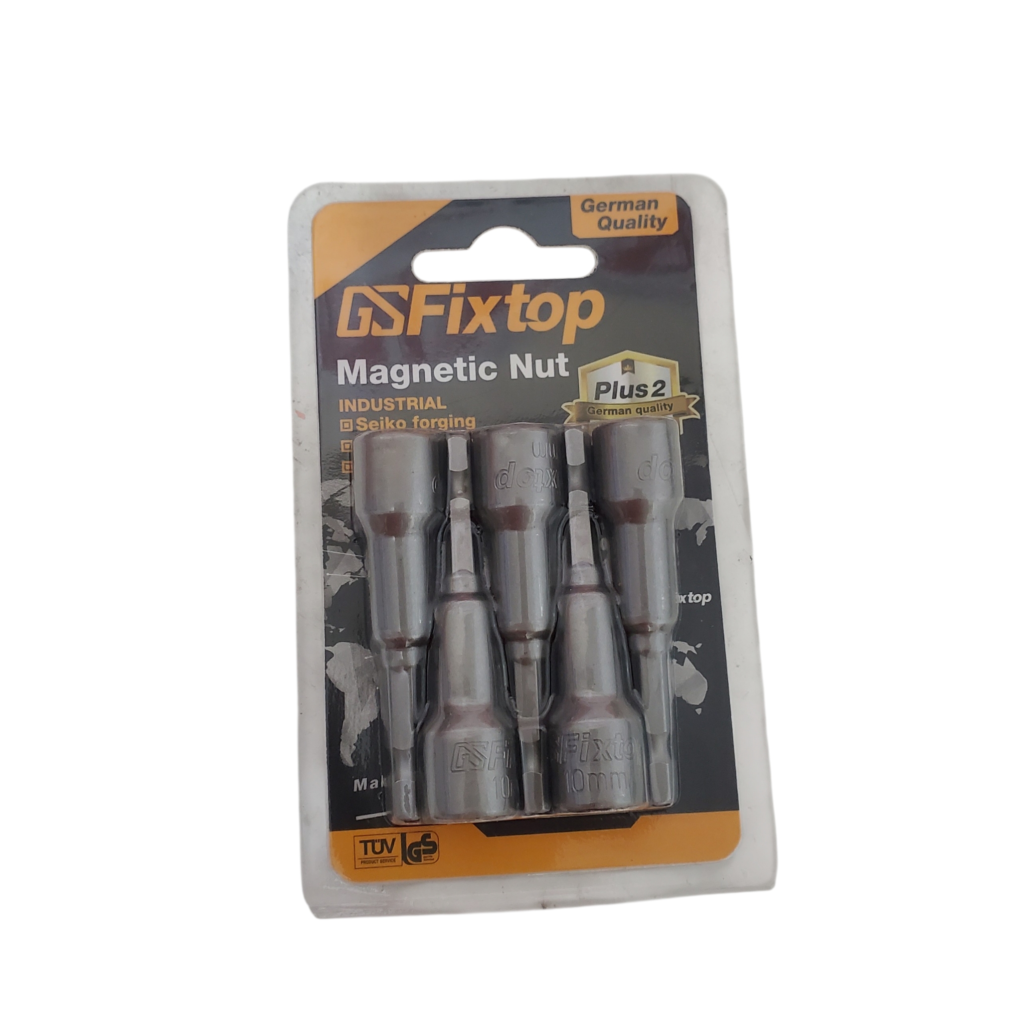 Jeu d’embouts de vissage d’écrous magnétiques 6pcs 10mm GSFIXTOP