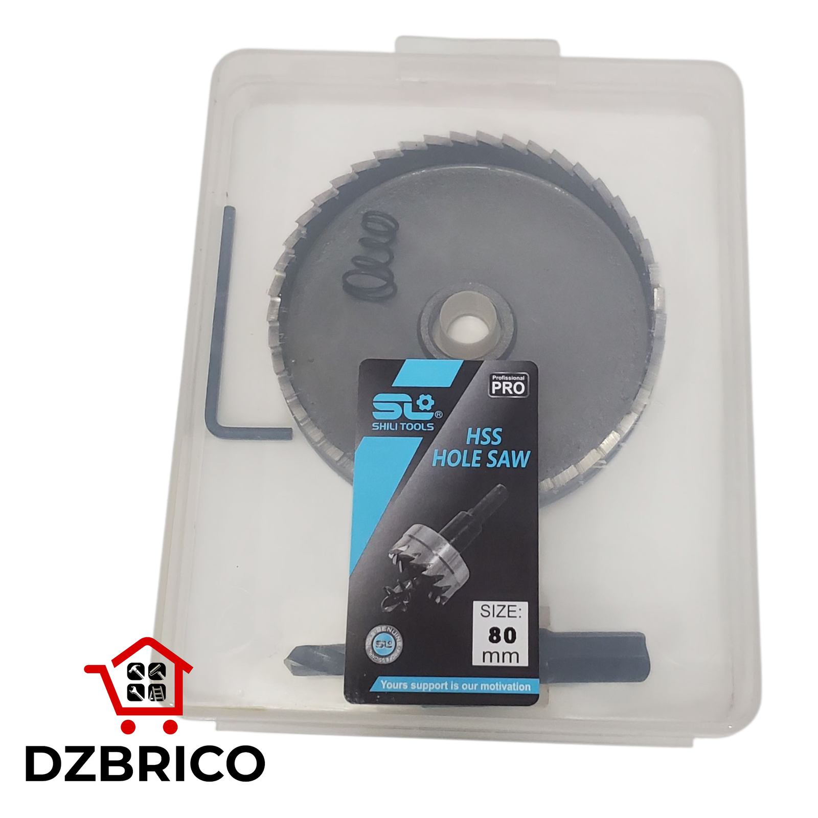 Mèche de Scie Cloche 80mm en Acier Inoxydable  pour Métal