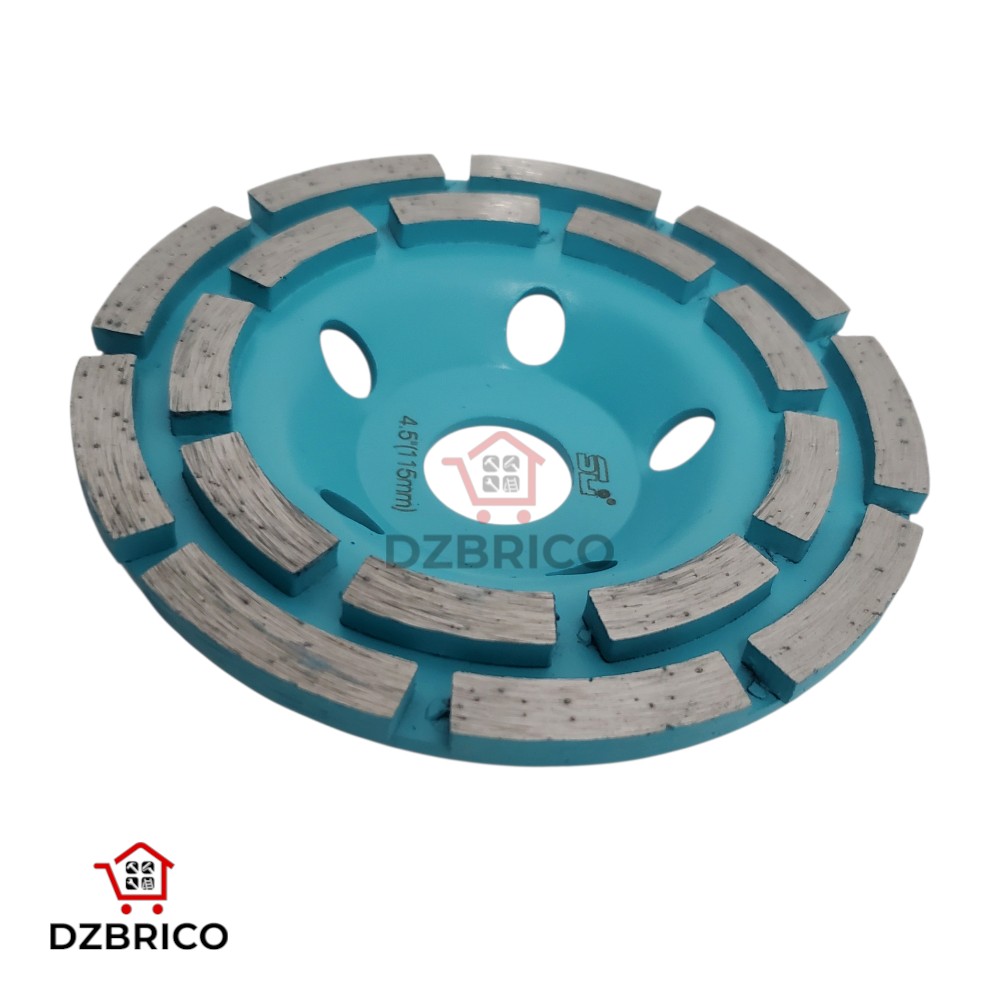 Disque de meulage diamanté de 115 mm pour béton, marbre, granit SL