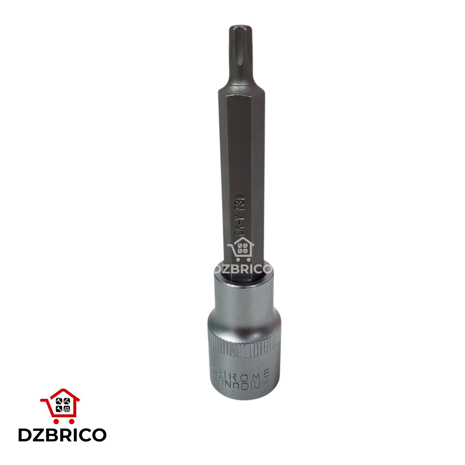 Douille embout torx T30 L.100mm 1/2'' CrV