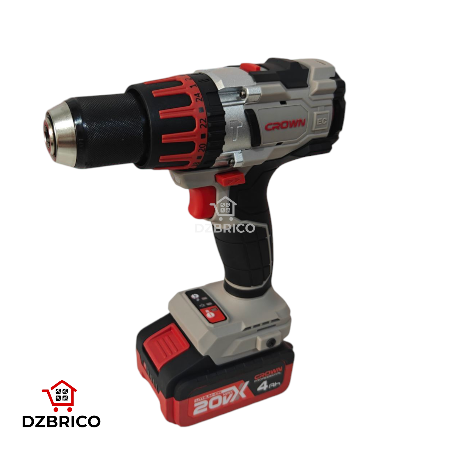 Visseuse Perceuse A Percussion 20V 4.0ah CROWN