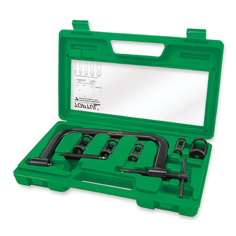 CAISSE LEVE SOUPAPE 7PCS ROUGE/NOIR TOPTUL