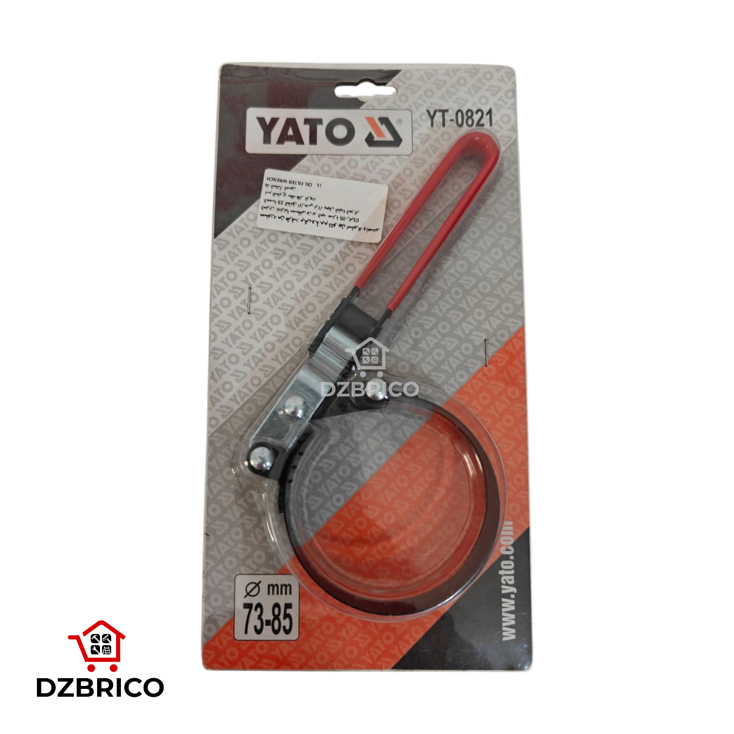 clé filtre a huile 73mm yt-0821 YATO