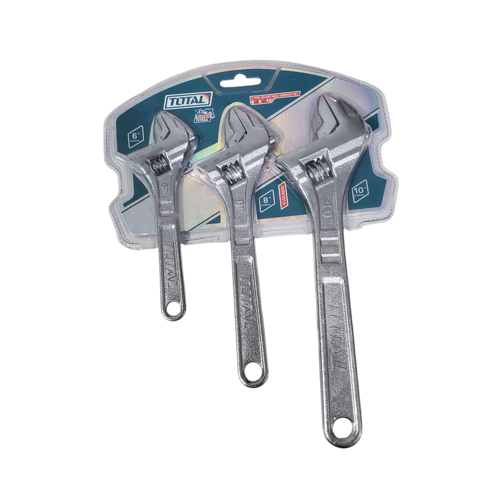 Jeu de 3 clés à Molette(6″/8″/10″) Total