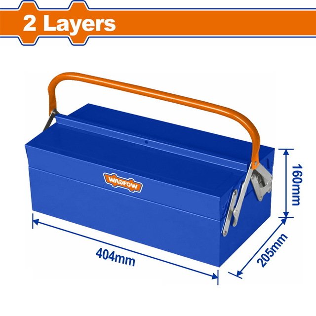 Caisse a outils metallique 404x205x160mm WADFOW