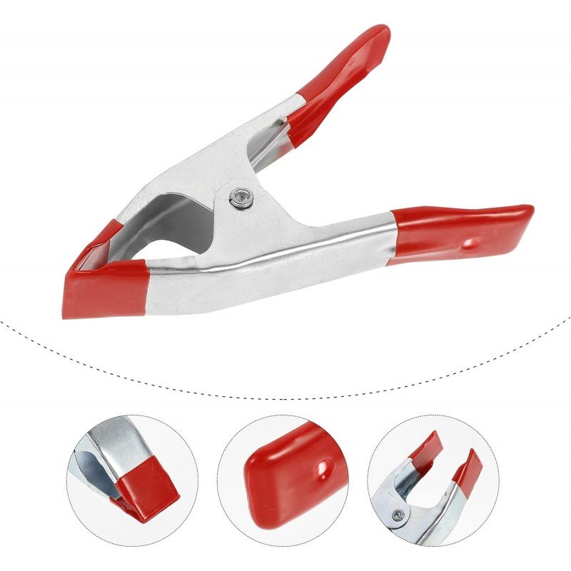 10Pcs Mini Pince De Fixation a ressort Type-A - 6"
