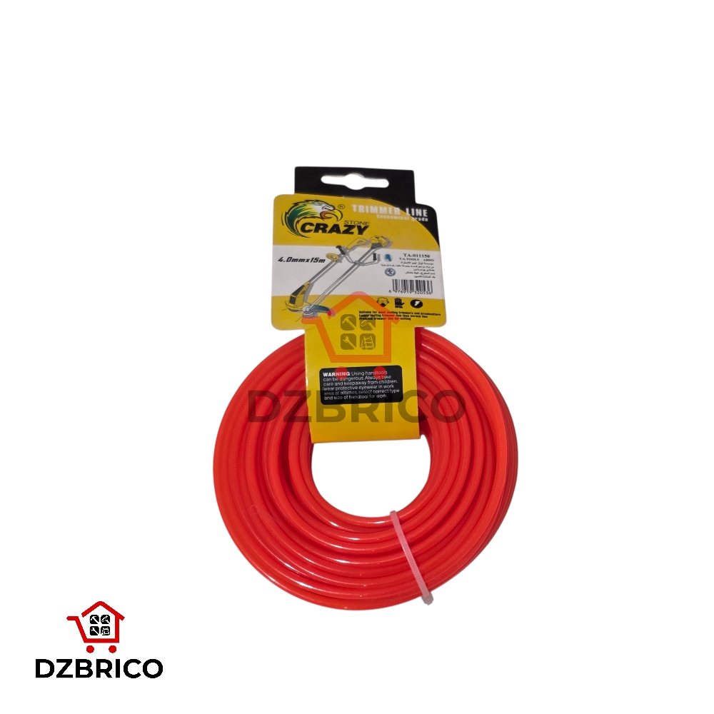 Fil debroussailleuse 4.0mm 15M