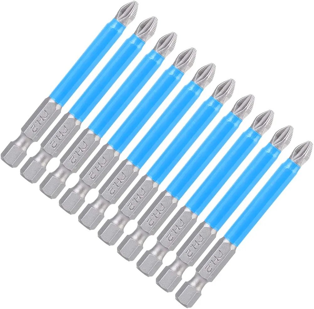 kit de Embout TournevisPH2 X 70 mm,  En Acier, Tige Magnétique,10pcs