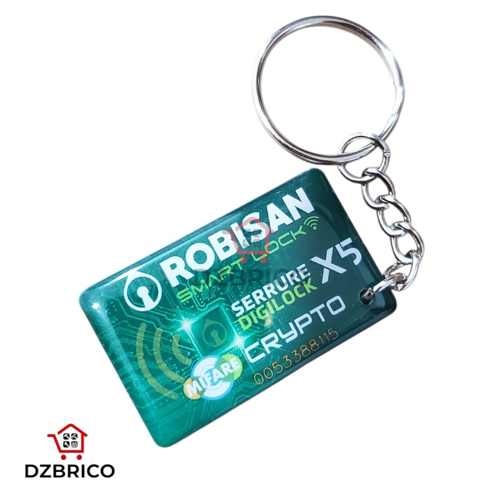 Tag porte-clé  X5 Robisan est un badge de sécurité anti-clonage