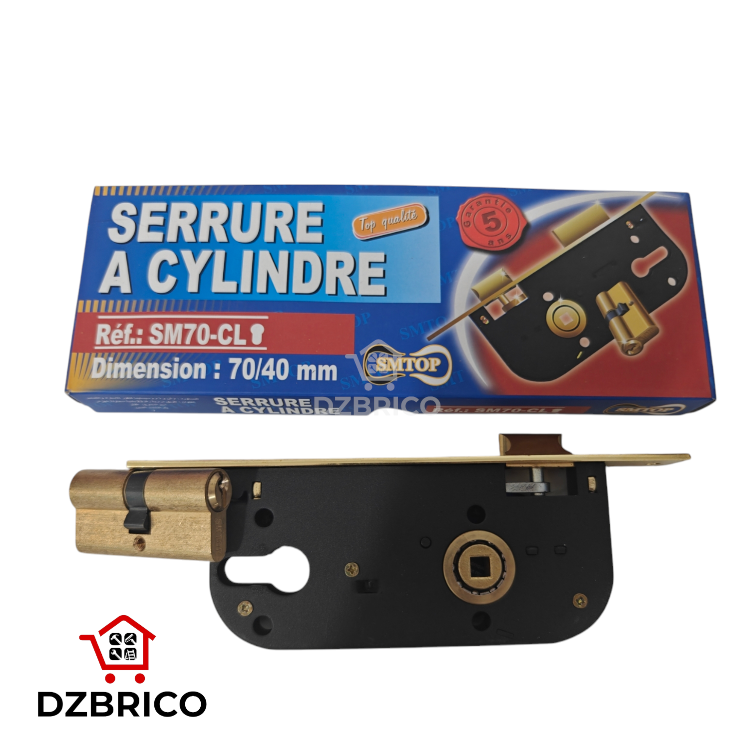 Serrure encastree cylindre SM70CL BEETRO