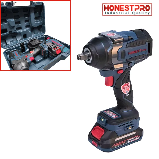 Boulonneuse clé a choc a batterie 21V 4.0AH 1100Nm YAE6114 HONESTPRO