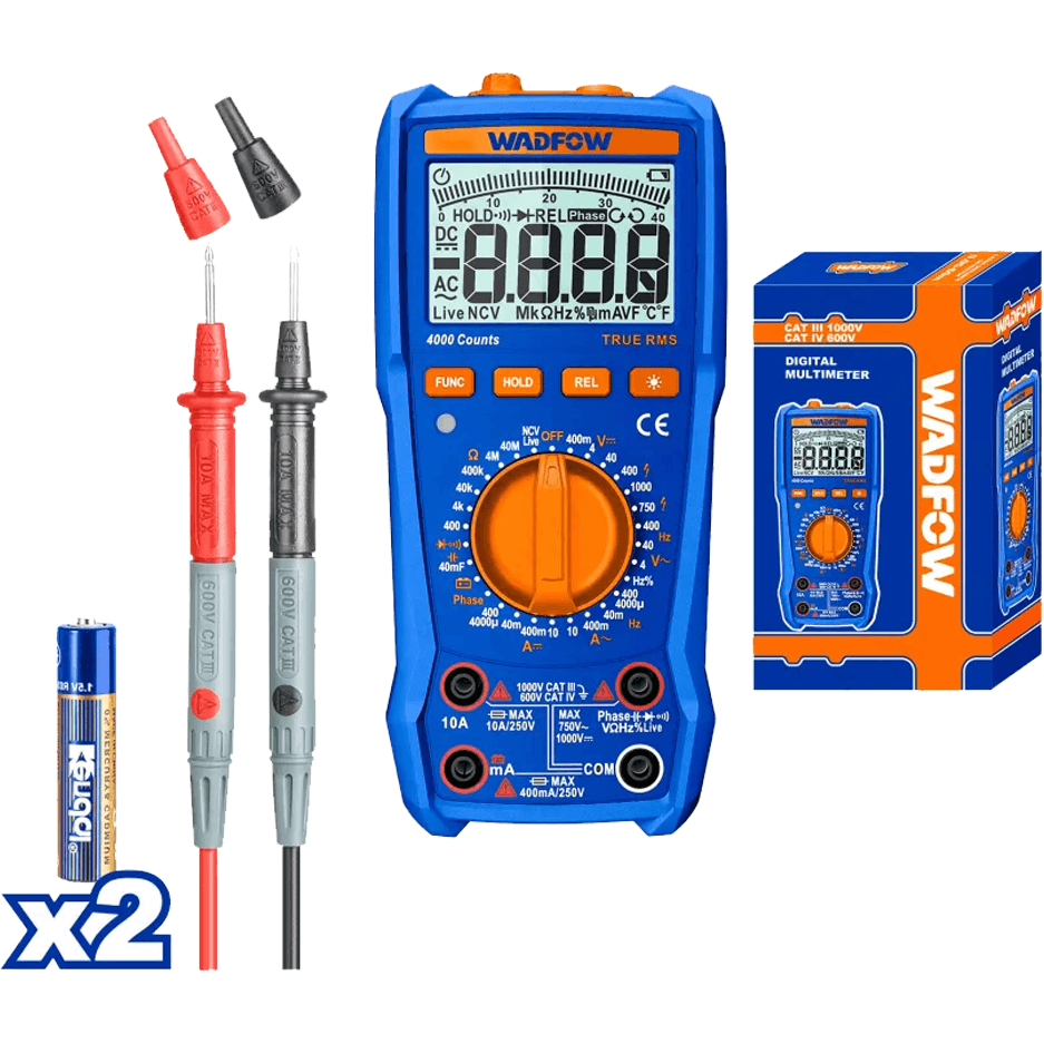 Multimetre digital 1000v 4000p WADFOW