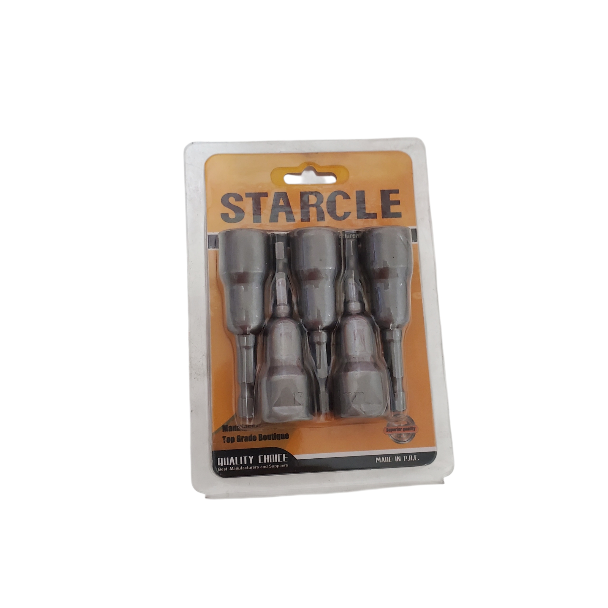 Jeu d’embouts de vissage d’écrous magnétiques 6pcs 13mm STARCLE