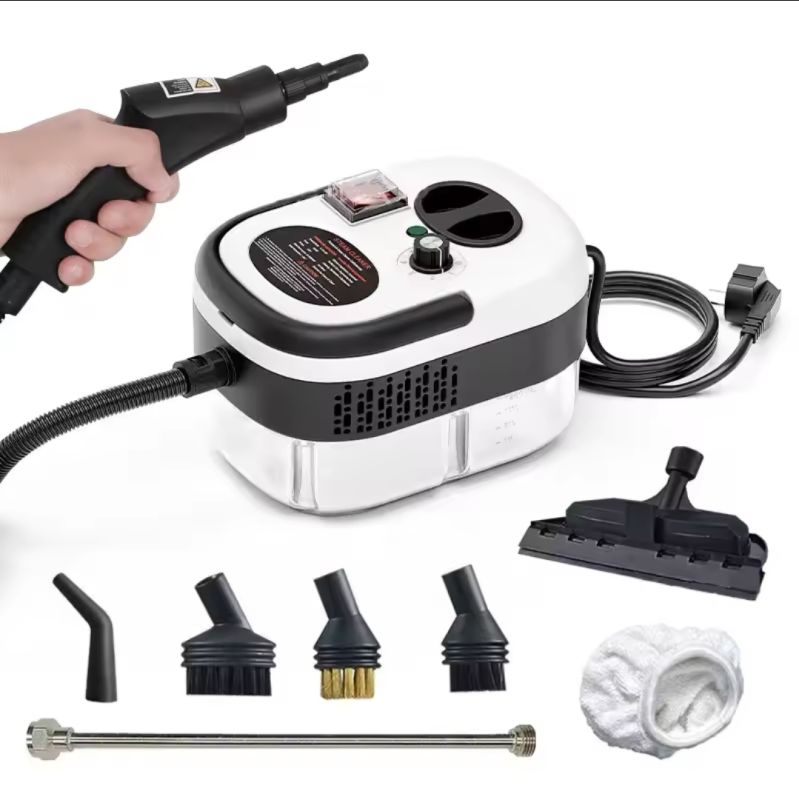Nettoyeur Vapeur, avec 5 Têtes de Brosse, Réglables sur 6 Niveaux SFT