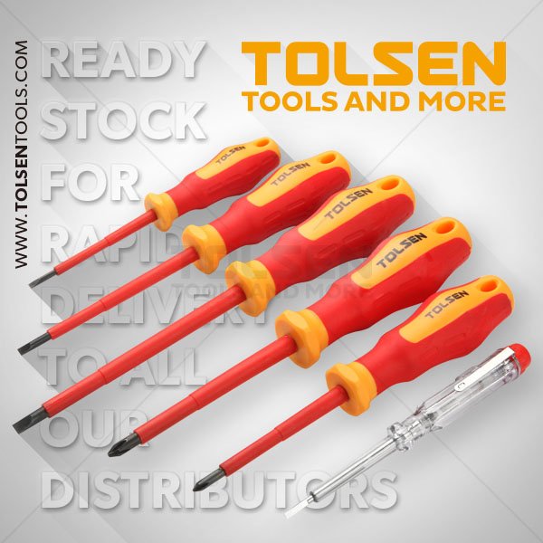 Jeux De Tournevis - 6 Pcs Isolée - 1000 V- TOLSEN
