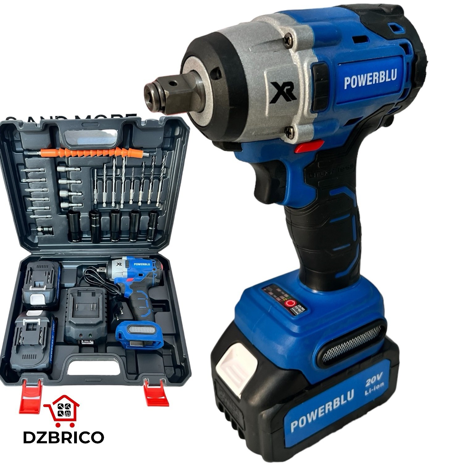 Boulonneuse Et Visseuse 2En1 3Ah 20V Brushless POWERBLU