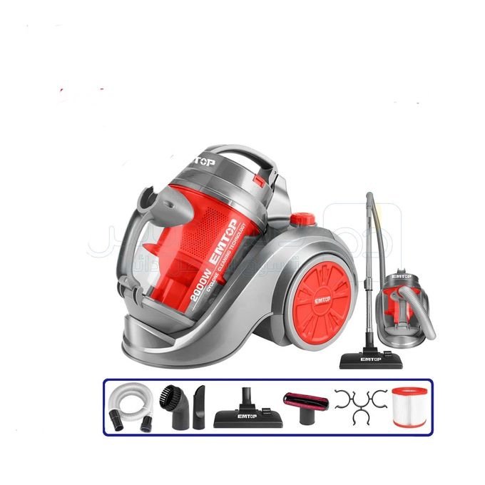 Aspirateur portable professionnel 2.5L 2000W EMTOP EVCR20258