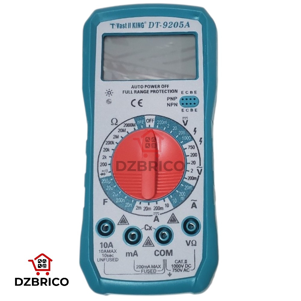 Multimètre digital 10A LCD longueur 185mm VAST ll KING| VK-9024