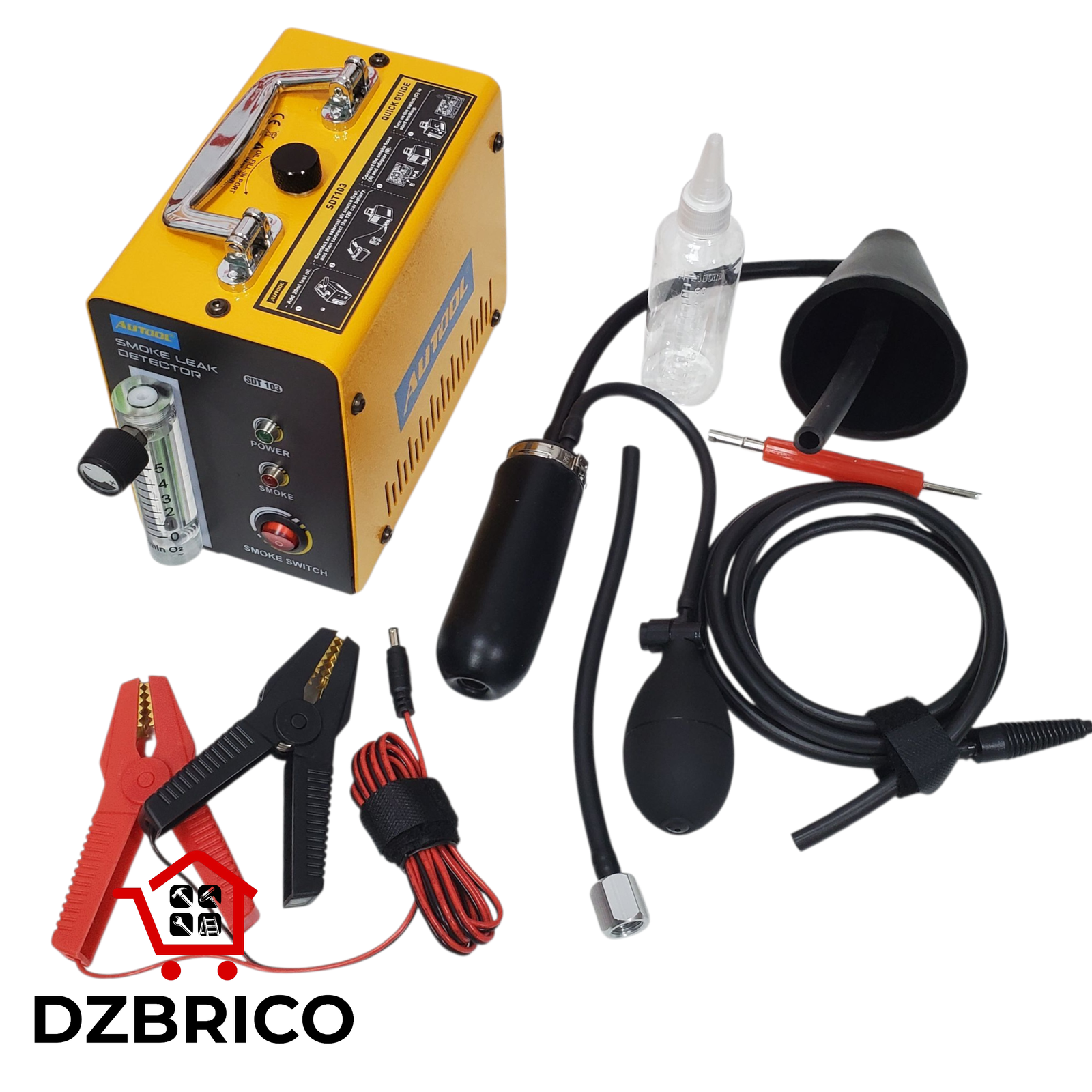 Analyseur de fuite de tuyau de générateur de fumée de voiture pour 12V  AUTOOL SDT103
