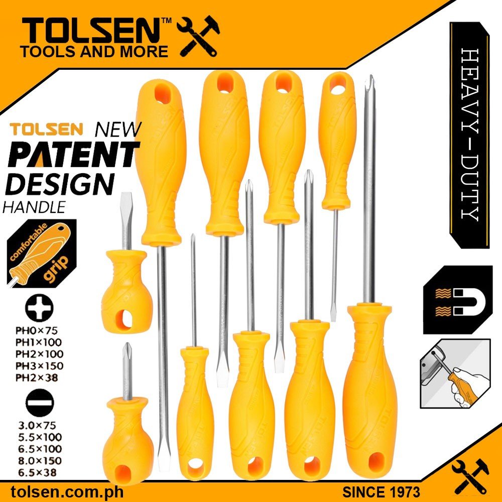 Jeux De Tournevis 10Pcs TOLSEN
