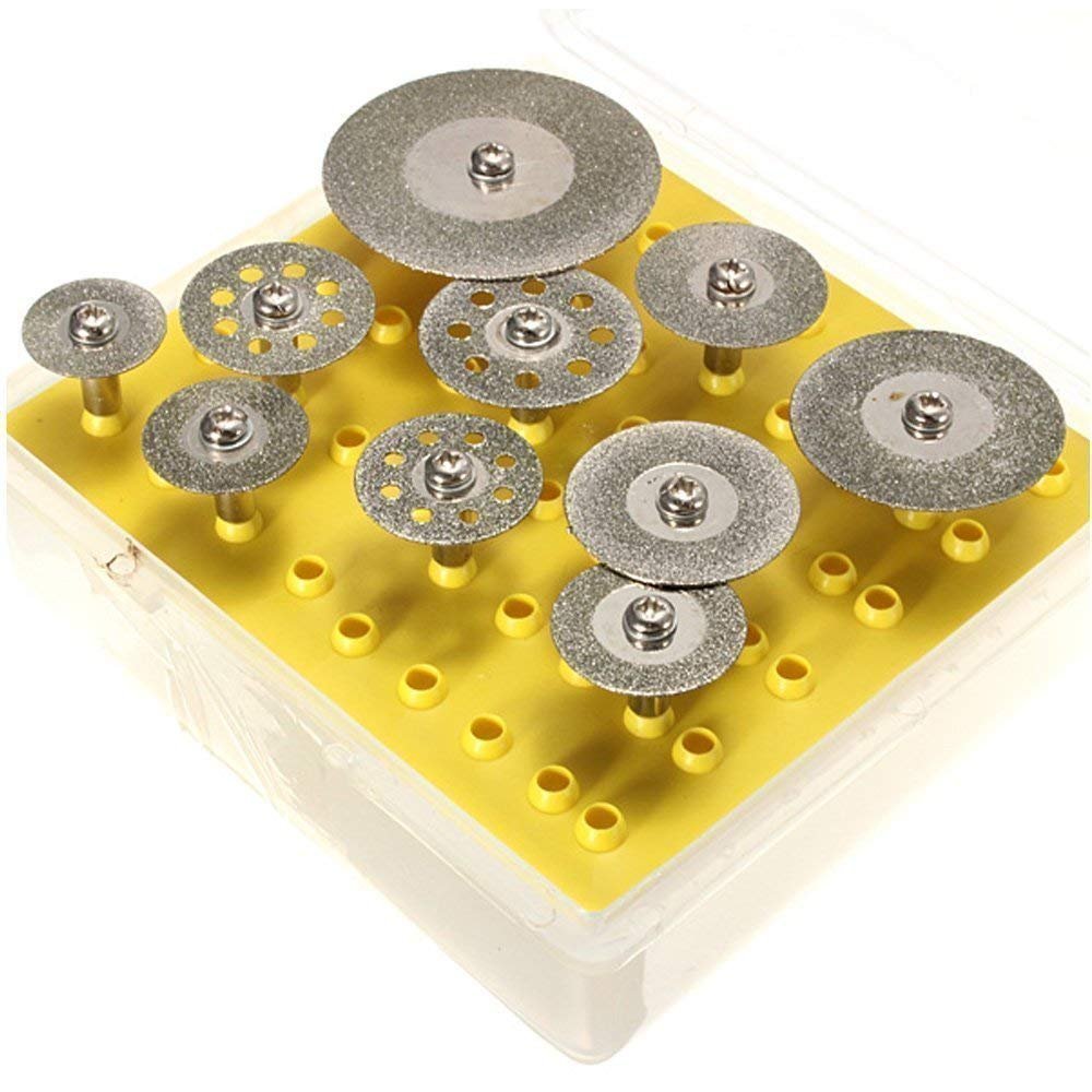 Kit je de mini disque diamantée pour le céramique et verte