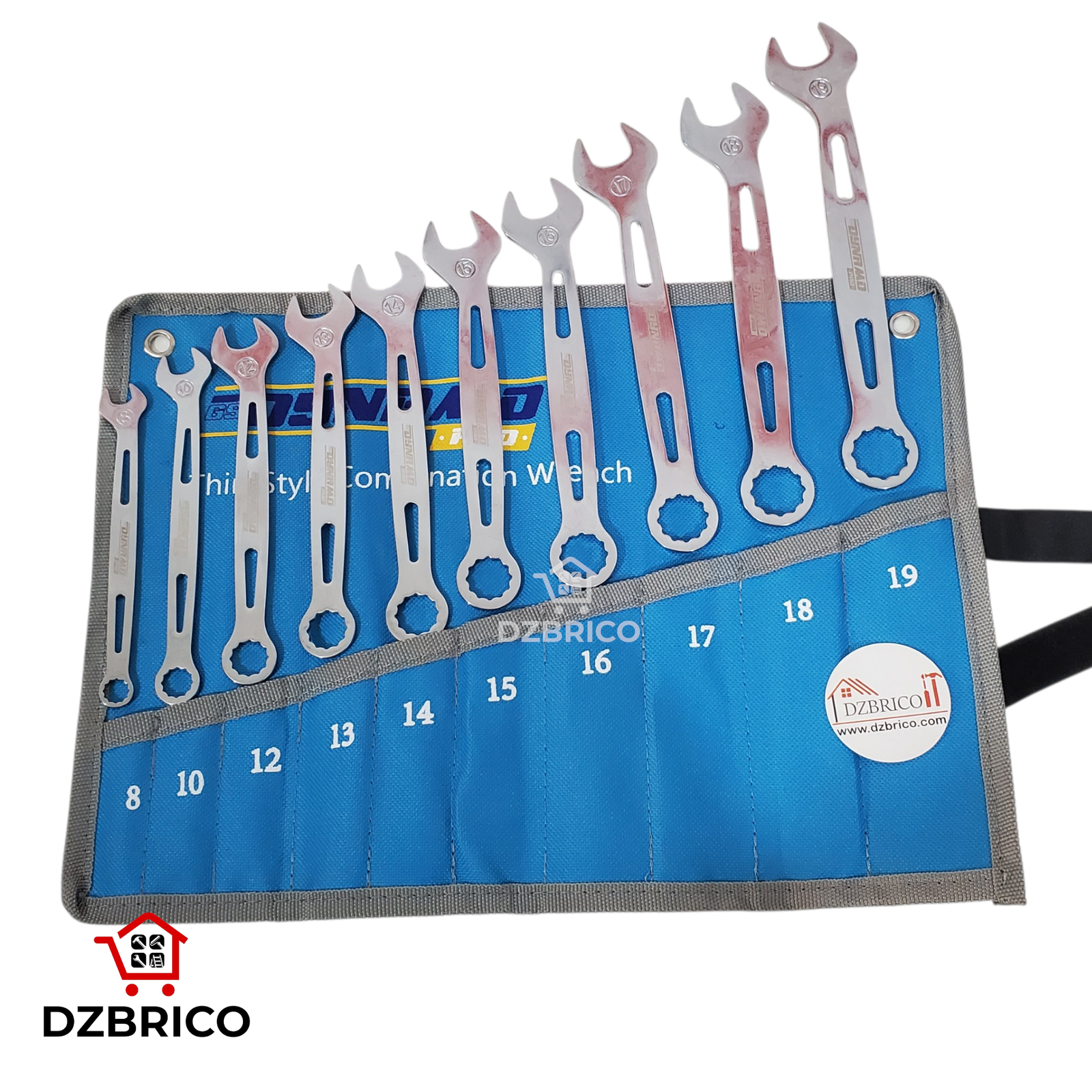 Jeu de clés mixtes - 8-19 mm - 10 pièces DYNAMO