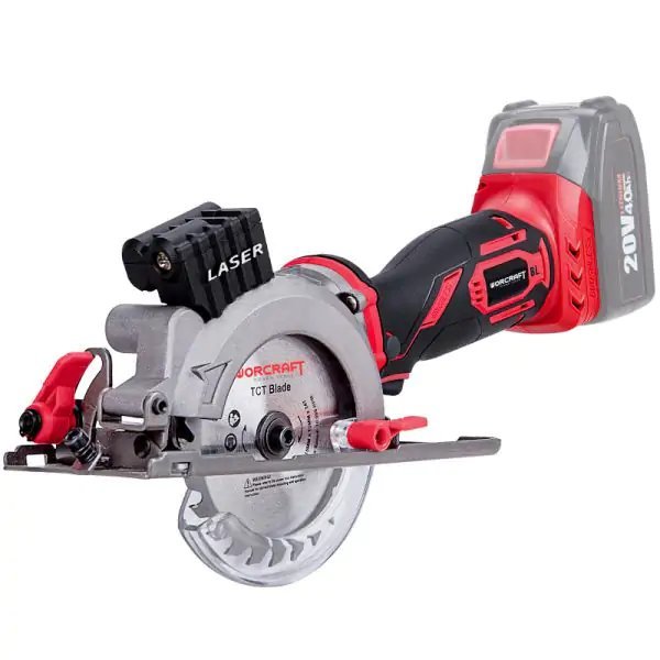 Mini scie circulaire a onglet 115mm Solo (Sans batterie Sans chargeur) WORCRAFT