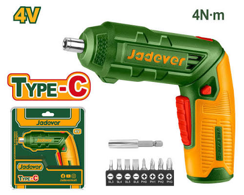 Visseuse tournevis électrique 4v JADEVER