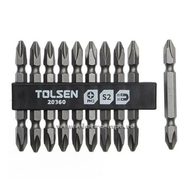 10Pcs Double Embouts Visseuse PH2
