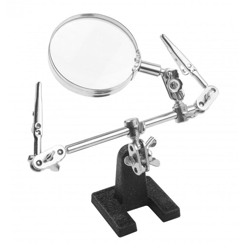 Loupe De Précision Magnétisme 62Mm avec Pincette TOLSEN