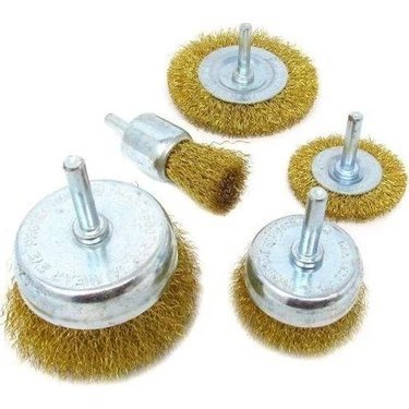 Jeux de brosses métallique 5pcs