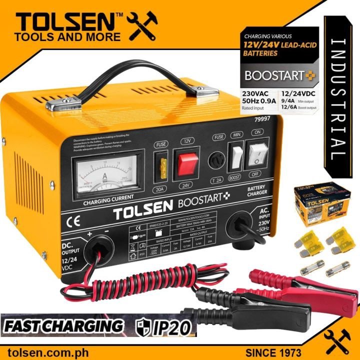 Chargeur De Batterie 6-12V TOLSEN