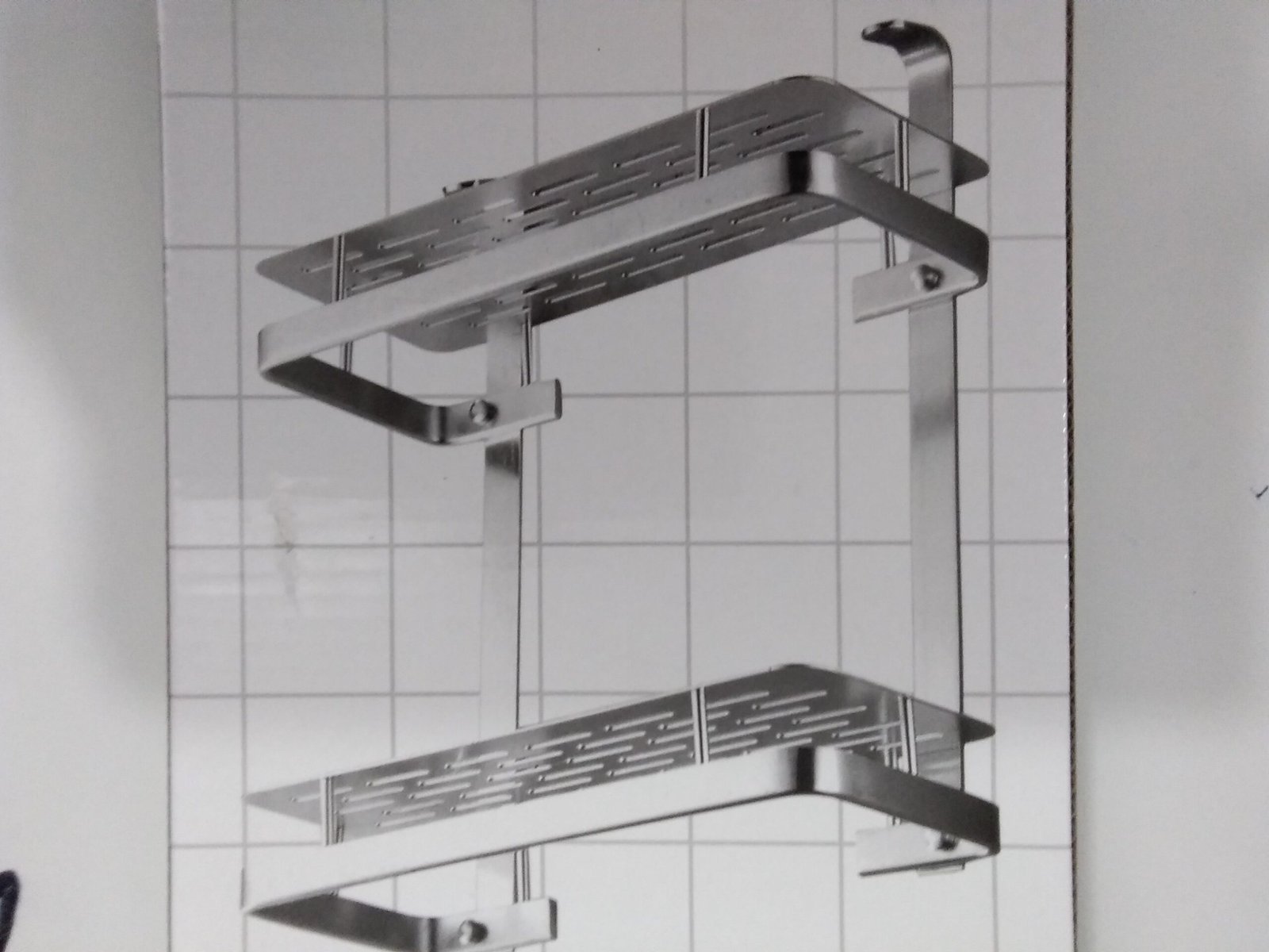 Etagère de Face 2Etg Luxe Inox - OSCAR