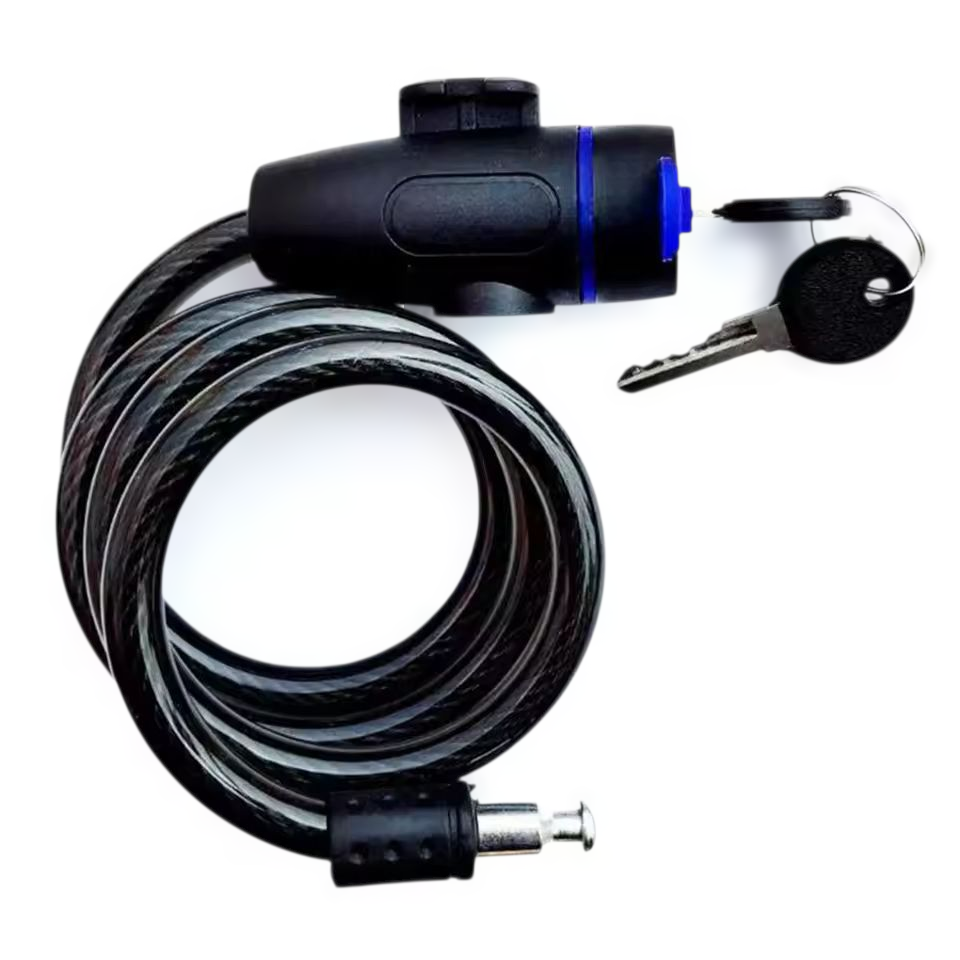 Serrure de sécurité universelle en fil d'acier métallique pour vélo, antivol, câble de sécurité pour moto, 2 prédire, 90cm