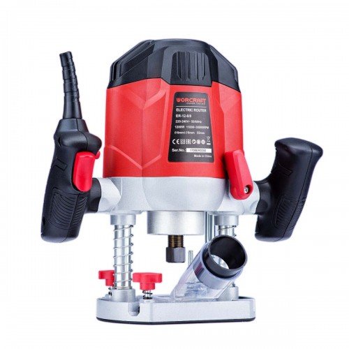 Défonceuse 1200w H:55m, Pince 8mm - ER12-6/8 - WORCRAFT