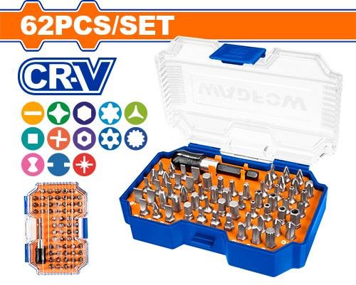 Coffret d'embouts 62 pieces WADFOW