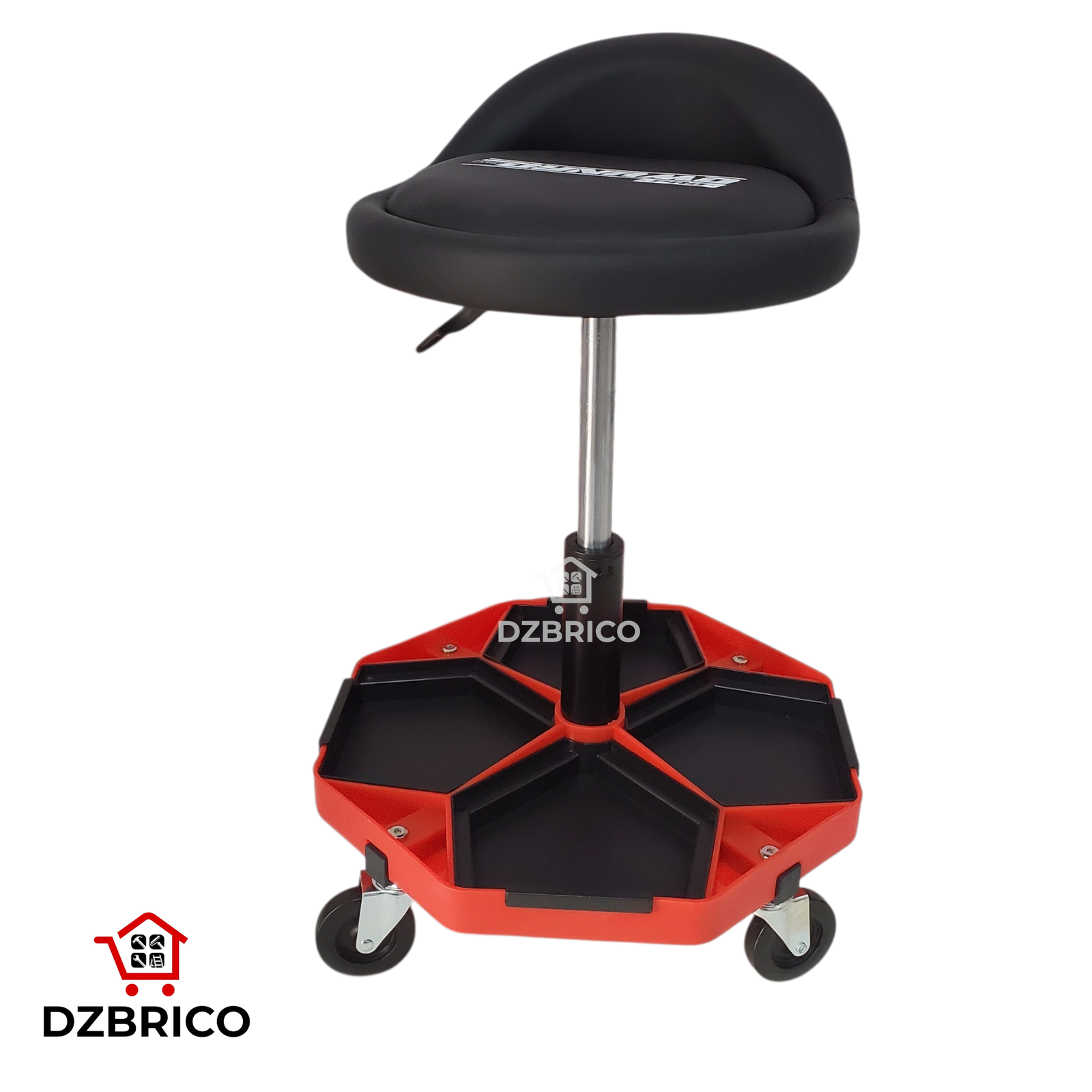 chaise roulante pour mécanicien, plateau amovible à plusieurs compartiments DYNAMO