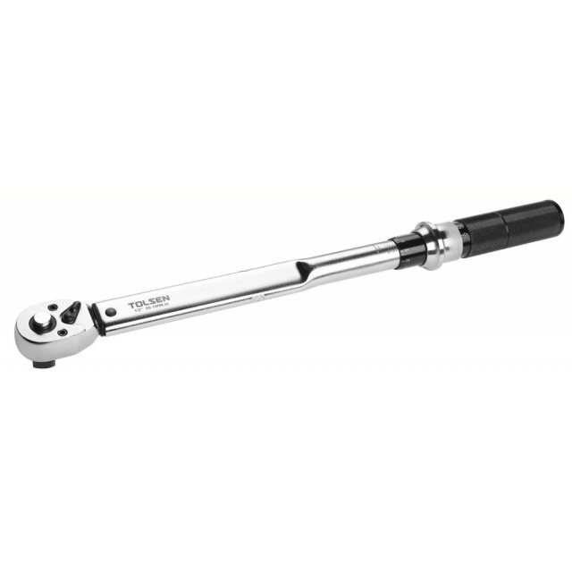 Clé Dynamométrique Cliquet Réversible 1/2" 25-125NM TOLSEN