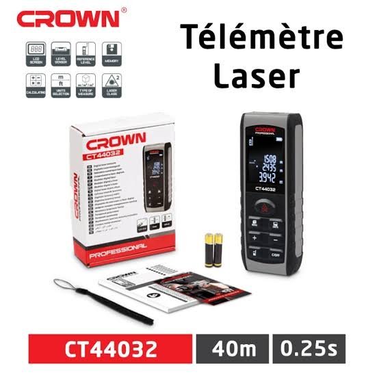 Mètre laser 40m CROWN