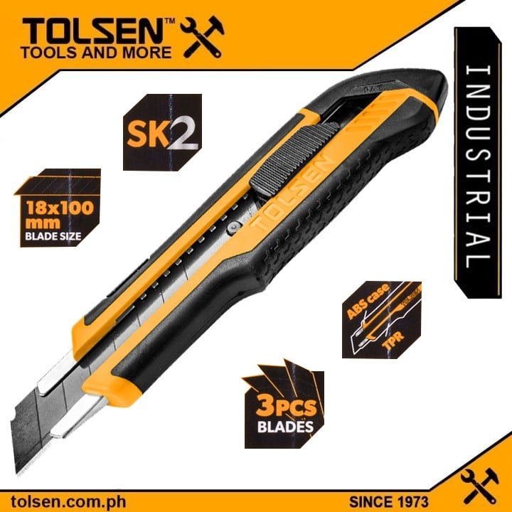 Cutter Industriel 18x100mm TOLSEN