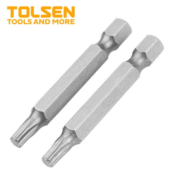 2Pcs Embout T20x50mm TOLSEN