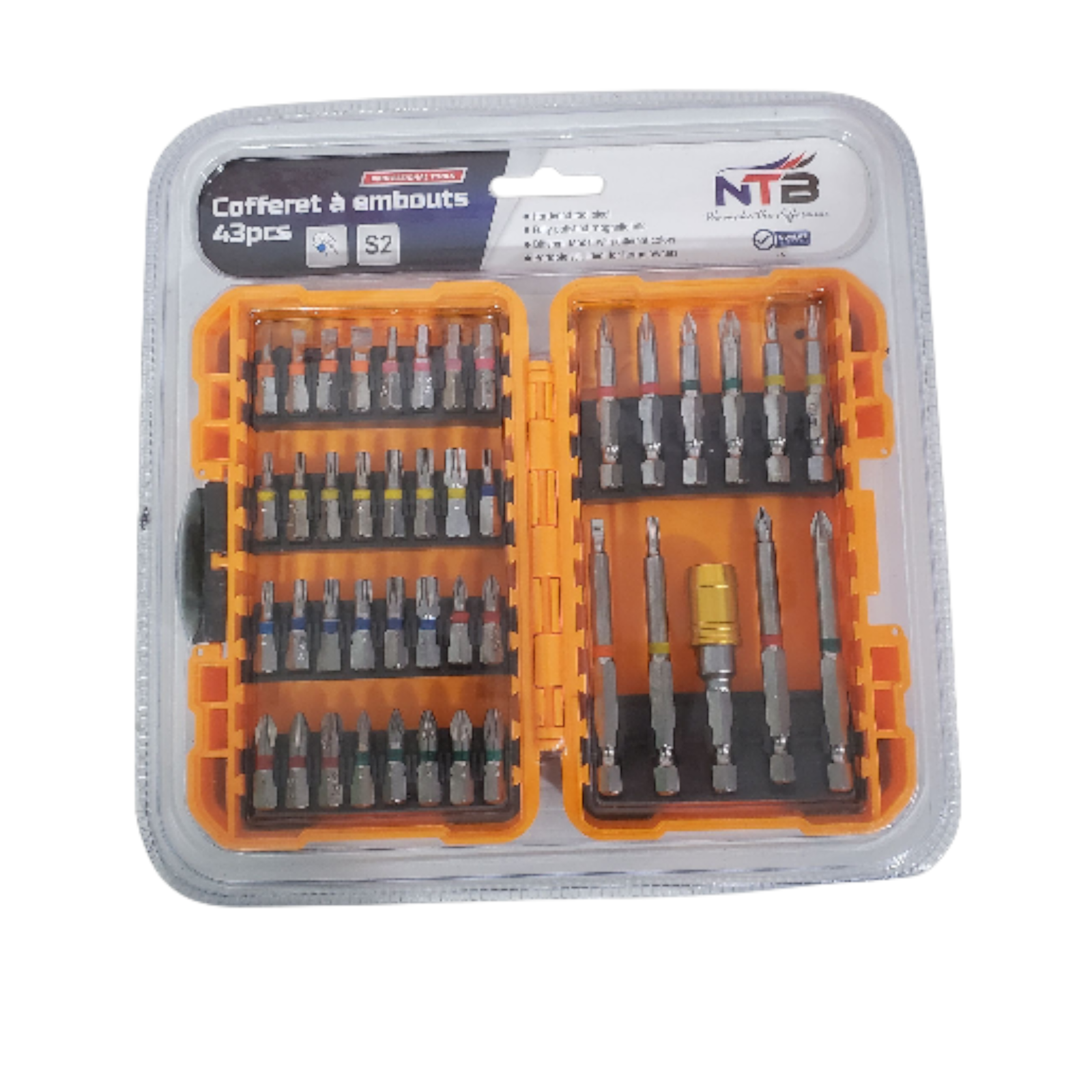 Cofferet à embouts 43pcs NTB