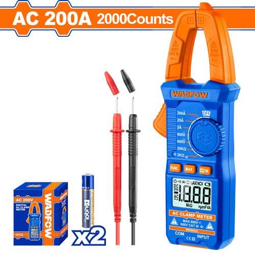 Pince multimetre AC 200A 2000P WADFOW