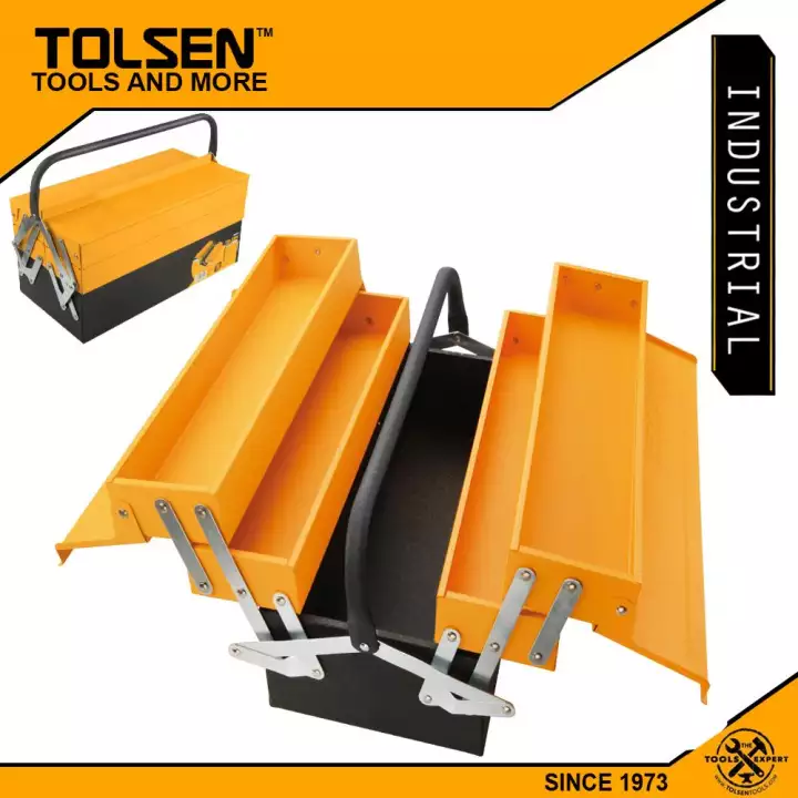 Caisse A Outils Métal - 400 x 200 Mm - TOLSEN
